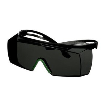 3M SecureFit 3700 SF3730AS-BLK Ajuste Alternativo Policarbonato Gafas de seguridad OTG (sobre el vidrio) lente Gris - 051131-27915
