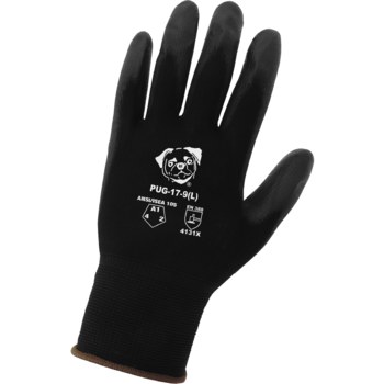 Global Glove PUG-17 Negro Grande Nailon Guantes de trabajo - 816368-02484