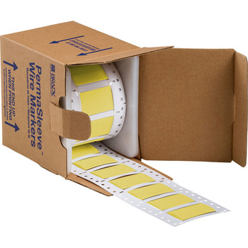 Imágen de Brady Permasleeve Amarillo Transferencia térmica 2HT-750-2-YL-S-2 Manga para impresora de transferencia térmica troquelada (Imagen principal del producto)