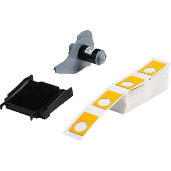 Imágen de Brady M710 Amarillo Poliéster Transferencia térmica M7-168-593-YL Etiquetas para impresora con panel en relieve (Imagen principal del producto)