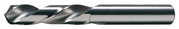 Chicago-Latrobe 157L Taladro de máquina de tornillo - Corte de mano izquierda - Punta Radial 118° - Acabado Brillante - Longitud Total 1.9375 pulg. - Flauta Espiral - Acero de alta velocidad - Vástago Recto - 49099