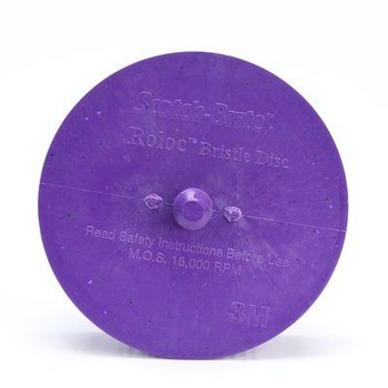 3M Scotch-Brite Roloc Cerámico Disco de cerdas - Muy áspero grado - Accesorio Quick Change - 07537