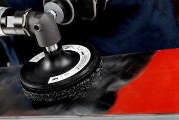 3M Scotch-Brite Carburo de silicio Disco de desbaste - Muy áspero grado - Accesorio Eje - Diámetro 4 pulg. - 14780