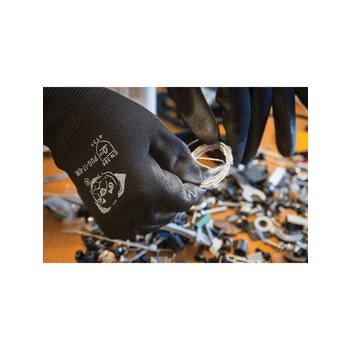 Global Glove PUG-17 Negro Grande Nailon Guantes de trabajo - 816368-02484