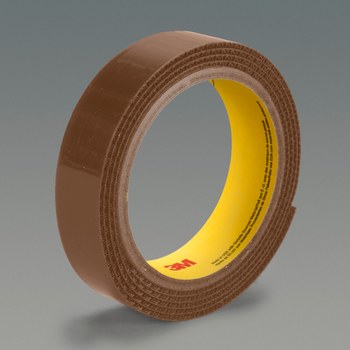 3M SJ3402 Marrón Sujetador recerrable - Gancho con 300 ganchos/in² Recuento de tallos - 1 pulg. Anchura x 50 yd Longitud - No adhesivo Adhesiva - 25755