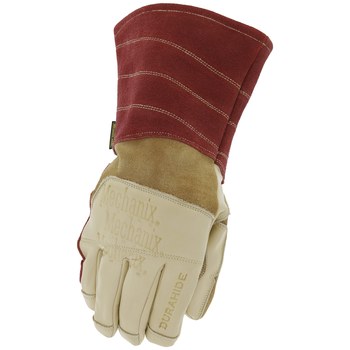 Mechanix Wear Flux Tostado Mediano Cuero Guantes para soldadura - 781513-65383