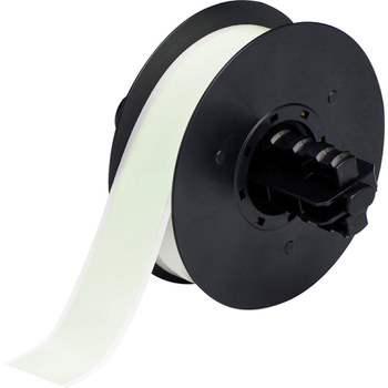 Imágen de Brady BradyGlo Blanco Brillo en la oscuridad Interior Poliéster Transferencia térmica B30C-1125-526 Rollo de etiquetas para impresora de transferencia térmica continua (Imagen principal del producto)