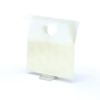 3M Scotchpad 1076 Pestaña para colgar, 2 pulg. x 2 pulg. - Transparente