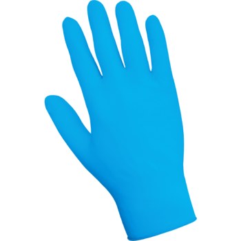 Global Glove Panther-Guard Azul XL Nitrilo/Vinilo Guantes desechables - Grado Salud - acabado Liso - Longitud 9.5 pulg. - 810033-29341