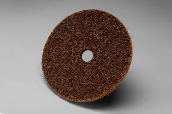 3M Scotch-Brite No tejido Óxido de aluminio Marrón Disco de velcro - Óxido de aluminio - 7 pulg. - Grueso - 18626