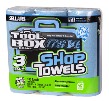 Sellars Toolbox 54483 Toallas de papel multiusos - 55 toallas - Azul - SELLARS 54483