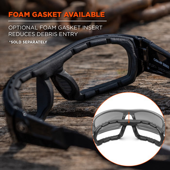 Ergodyne Skullerz Odin Lentes de seguridad lente Transparente - Marco completo - 720476-50403