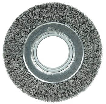 Weiler 06070 Cepillo de rueda - Rizado Acero cerda