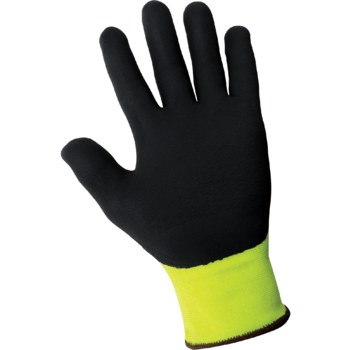 Global Glove Samurai CR183NFT Negro/Lima Grande HDPE Guante resistente a cortes - cr183nft lg