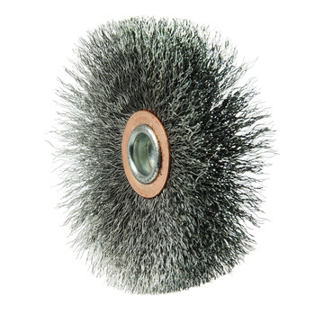 Weiler 17615 Cepillo de rueda - Rizado Acero cerda
