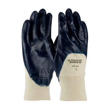 Imágen de PIP ArmorLite 56-3170 Azul Extrapequeño Nitrilo Apoyado Guantes resistentes a productos químicos (Imagen principal del producto)