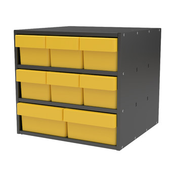 Imagen de Akro-mils AD1817CAST Akrodrawers 60 lb Carbón gris Revestido en polvo, Con textura Apilable Gabinete supermodular (Imagen principal del producto)