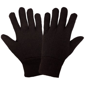 Imágen de Global Glove Economy Jersey Glove Marrón oscuro Algodón/Poliéster Guantes de trabajo y uso general (Imagen principal del producto)