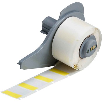 Imágen de Brady M710 Amarillo, Transparente Vinilo Transferencia térmica M7-19-427-YL Etiquetas autolaminables para cables y alambres (Imagen principal del producto)