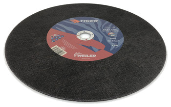 Weiler Tiger Rueda de corte 57093 - Tipo 1 - Rueda recta - 14 pulg. - A/O óxido de aluminio AO - 36 - R