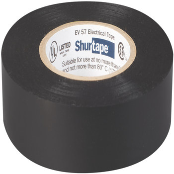 Shurtape Negro Cinta eléctrica - 3/4 pulg. Anchura x 60 pies Longitud - 7.0 mil Espesor - shurtape 104808