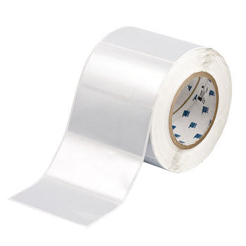 Imágen de Brady Plateado Poliéster Transferencia térmica THT-55-435-1 Rollo de etiquetas para impresora de transferencia térmica troquelado (Imagen principal del producto)