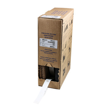 Brady BM-10X60-7643-WT Rollos de etiquetas troqueladas para impresora de transferencia térmica - Poliuretano de poliéter termoplástico - Blanco - B-7643