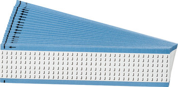Imágen de Brady Negro sobre blanco Paño de vinilo WM-J-PK Tarjeta marcadora de cable (Imagen principal del producto)