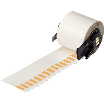 Imágen de Brady Naranja, Transparente Vinilo Transferencia térmica M6-28-427-OR Etiquetas autolaminables para cables y alambres (Imagen principal del producto)