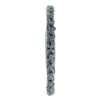 Weiler Roughneck 13124 Cepillo de rueda - Anudado - Circular trenzado Acero cerda