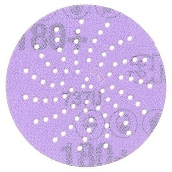 3M Cubitron II Hookit Grano Cerámico de Precisión Morada Disco de velcro - Grano Cerámico de Precisión - 3 pulg. - 180+ - 31364