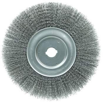 Weiler 01250 Cepillo de rueda - Rizado Acero cerda