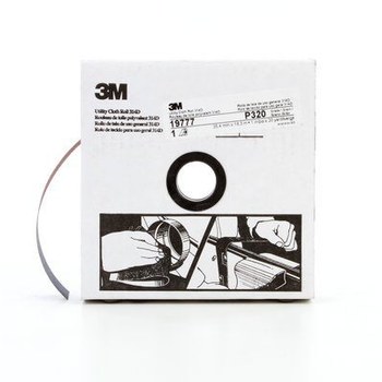 3M Rollo 19777 - 1 pulg. x 20 yd - Óxido de aluminio - P240 - Muy fino