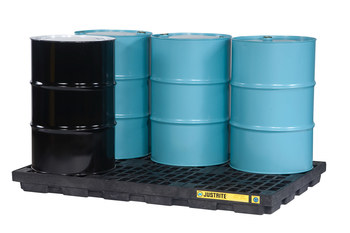 Imágen de Justrite Negro/Azul Ecopolyblend 7500 lb 73 gal Tarima para derrames (Imagen principal del producto)