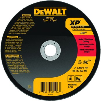 Imágen de DEWALT Rueda de corte 02116 (Imagen principal del producto)
