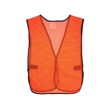 Global Glove FrogWear HV Chaleco de seguridad de alta visibilidad GLO-10-O-1INXL - tamaño XL - Malla Poliéster - Naranja de alta visibilidad - glo-10-o-1in xl