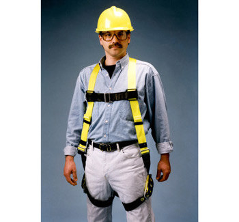 Imágen de Miller 750 Amarillo Universal Estilo chaleco Relleno trasero, Relleno de piernas Arnés para el cuerpo (Imagen principal del producto)