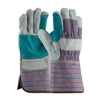 Imágen de PIP 84-7633 Negro/Azul/Gris/Rojo Grande Cuero Dividir Cuero vacuno Cuero Guantes de trabajo (Imagen principal del producto)
