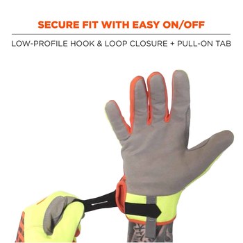 Ergodyne ProFlex 812 Lima Grande Sintético Guantes de trabajo - 720476-17274