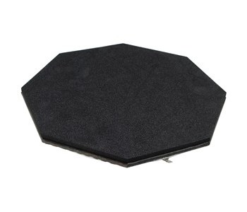 Protective Pak Negro Plato giratorio disipativo ESD - Longitud 15 1/2 pulg. - Ancho 1 pulg. - 47201