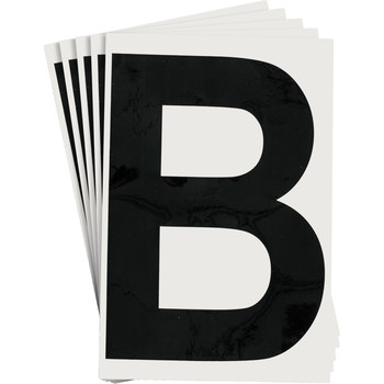 Imágen de Brady Toughstripe Negro Interior Poliéster Carta 121697 Etiqueta en forma de letra (Imagen principal del producto)