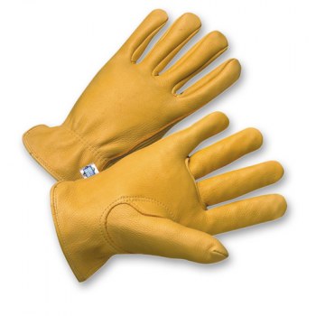 West Chester Protective Gear 9920K Amarillo 2XG Cuero Grano Gamuza Cuero Guante para conductor - Pulgar montado - Longitud 10.5 pulg. - 662909-076014