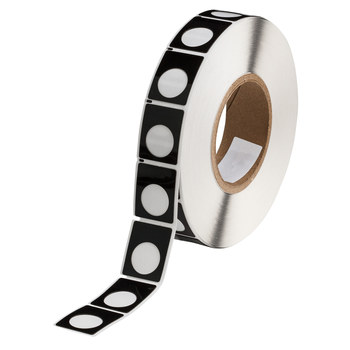 Imágen de Brady Negro Poliéster Transferencia térmica THTEP167U-593-.5BK Rollo de etiquetas para impresora de transferencia térmica troquelado (Imagen principal del producto)