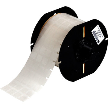 Brady ToughBond B33-149-432 Rollo de etiquetas troqueladas para impresoras - 0.5 pulg. x 0.5 pulg. - Poliéster - Transparente - B-432