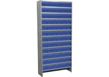 Imagen de Akro-mils ASC1279AST 6500 lb Ajustable Gris Revestido en polvo Acero 22 ga Adjunto Ajustable Sistema de estantería fijo (Imagen principal del producto)