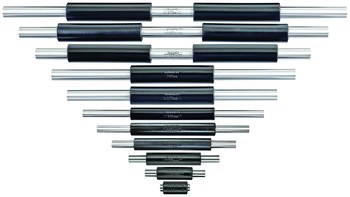 Imágen de Juego de varillas de medición de extremos S234MG de 25-275mm en pasos de 25mm por 6.3mm,9.5mm de Starrett (Imagen principal del producto)