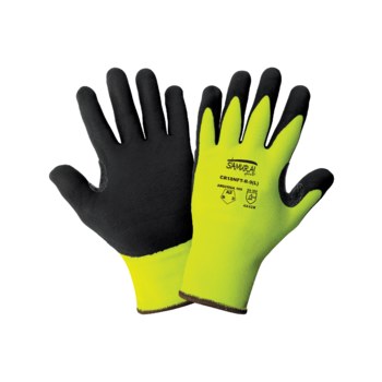 Global Glove Samurai Glove Tuffalene CR18NFT-R Amarillo/verde Grande HDPE Guantes resistentes a cortes - cr18nft-r lg