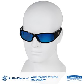 Smith & Wesson Elite Lentes de seguridad estándar lente Espejo azul - Marco envolvente - 079768-00869