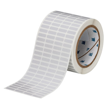 Imágen de Brady Plateado Poliéster Transferencia térmica THT-1-480-10 Rollo de etiquetas para impresora de transferencia térmica troquelado (Imagen principal del producto)