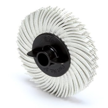 3M Scotch-Brite Cerámico Cepillo de cerdas radiales - Fina grado - Agujero Central 3/8 pulg. - 30120